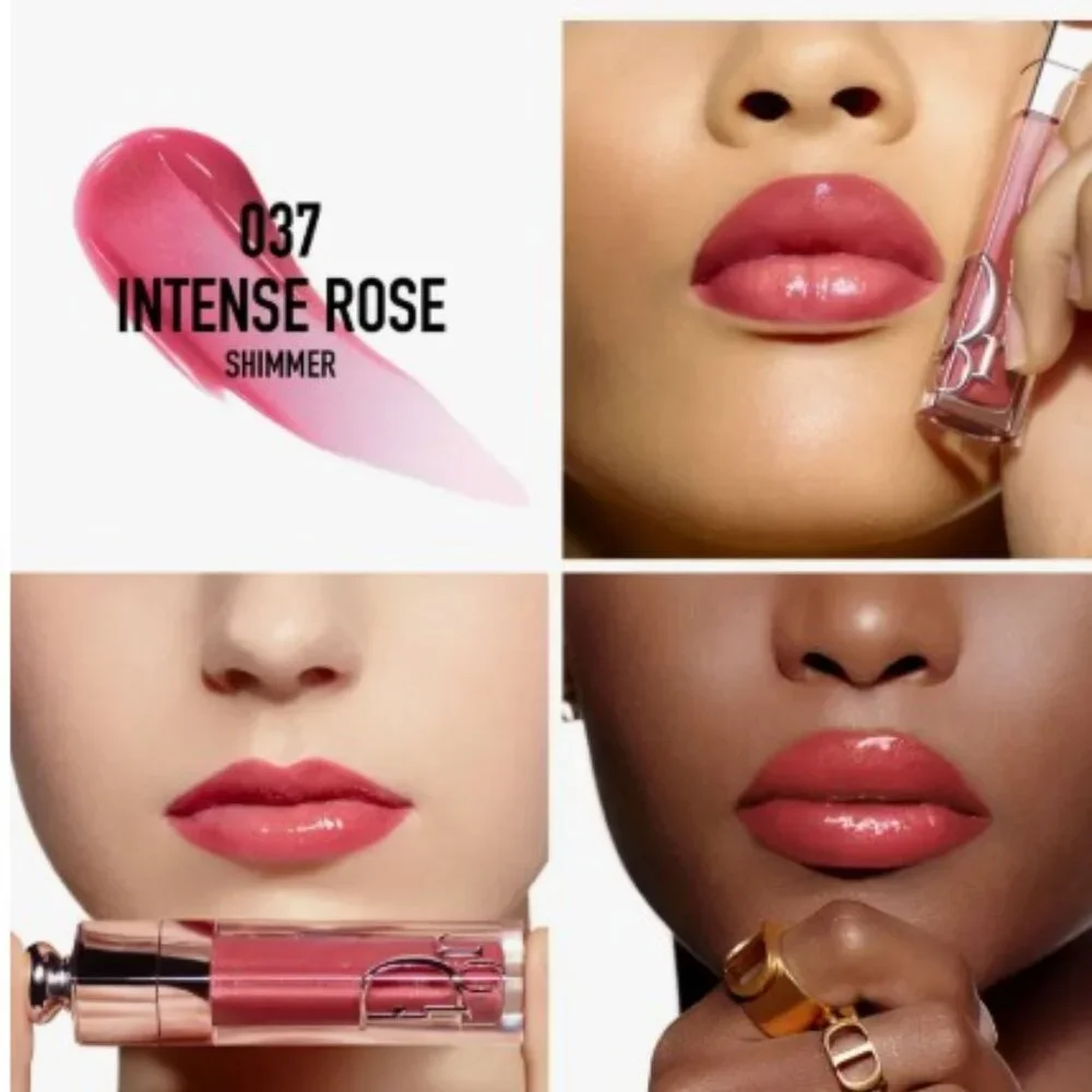 Christian Dior Addict Lip Maximizer Plumping Lip Gloss 037 Intense Rose NEW